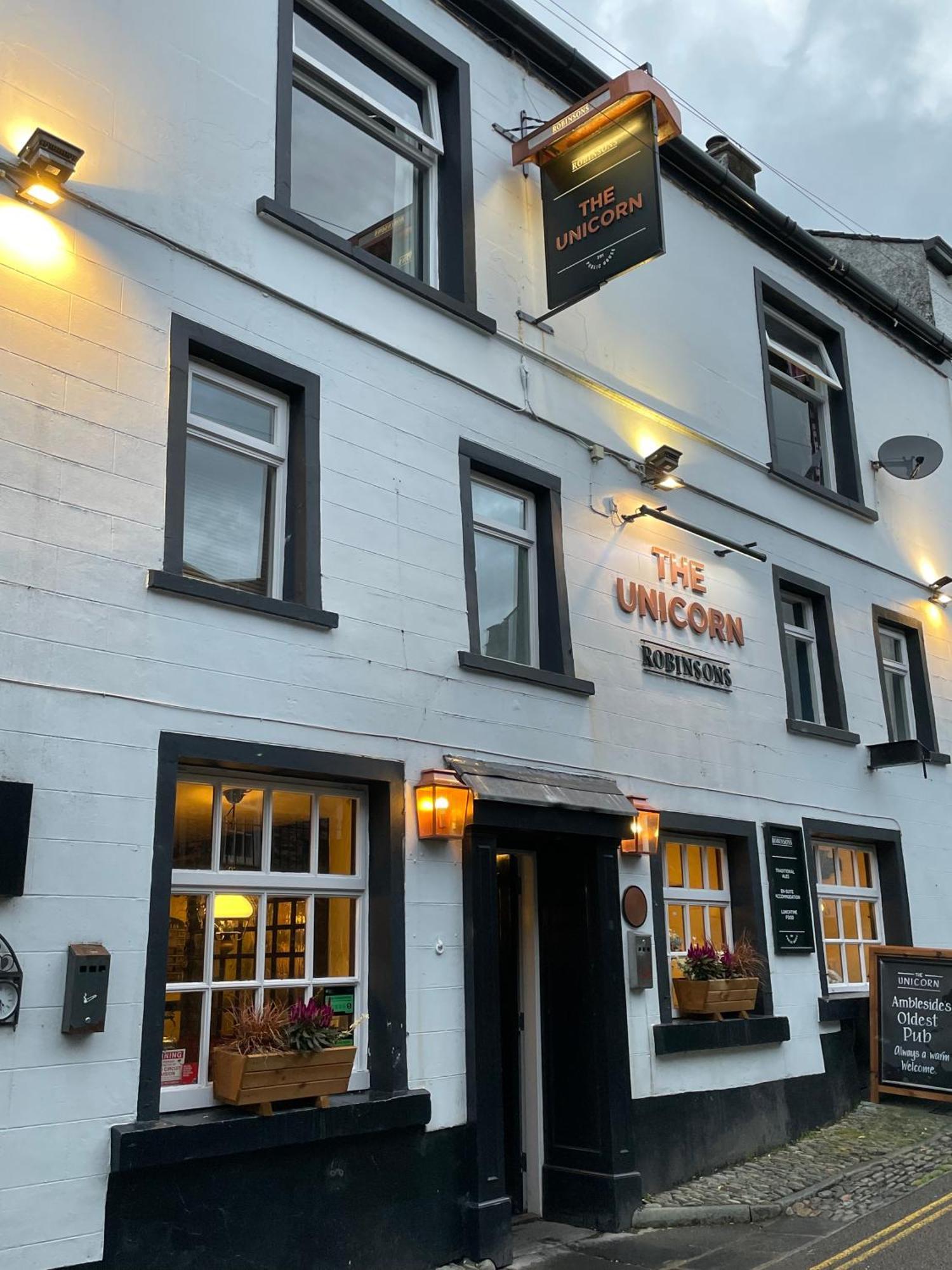 The Unicorn, Ambleside Hotell Exteriör bild