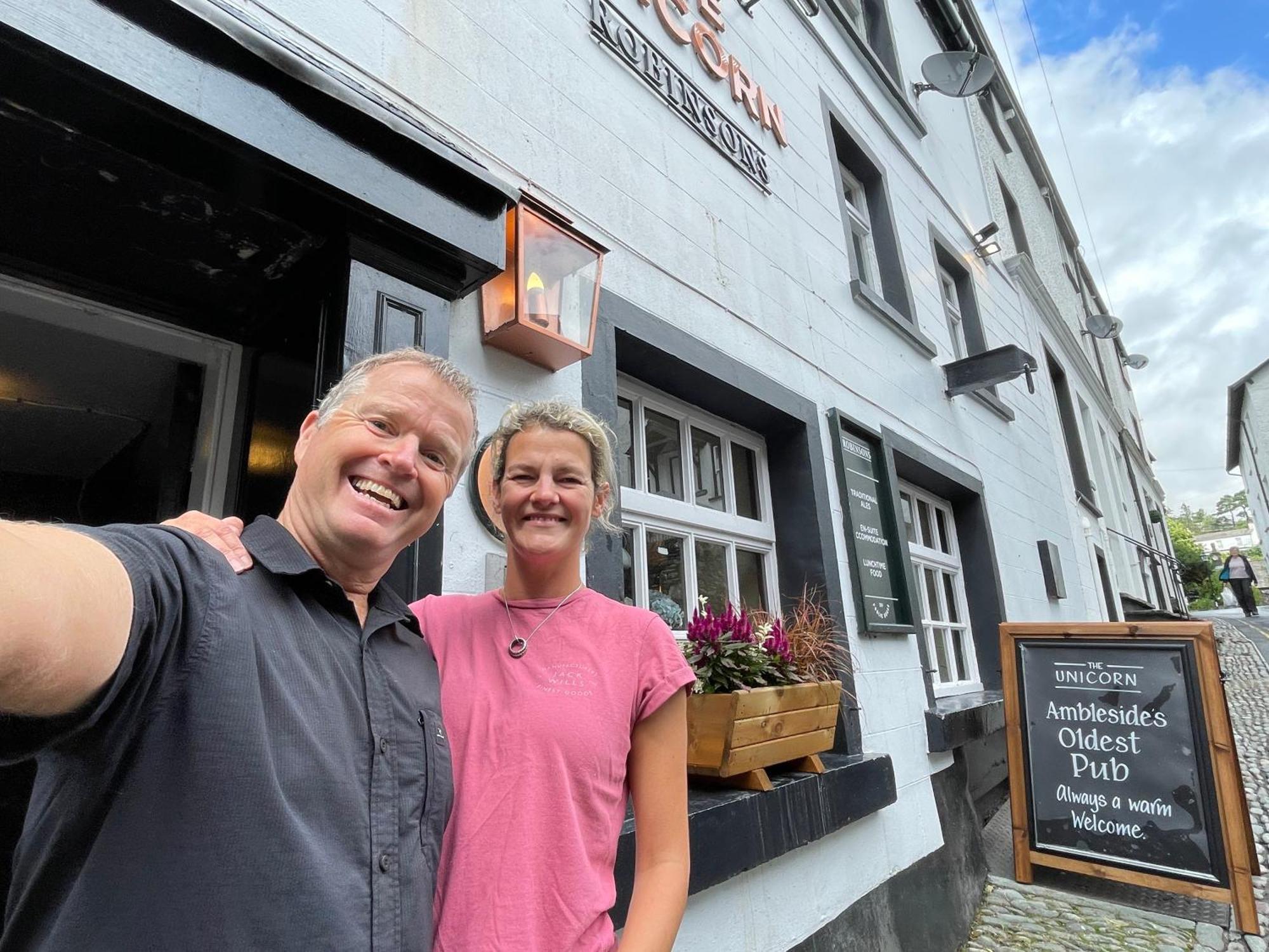 The Unicorn, Ambleside Hotell Exteriör bild